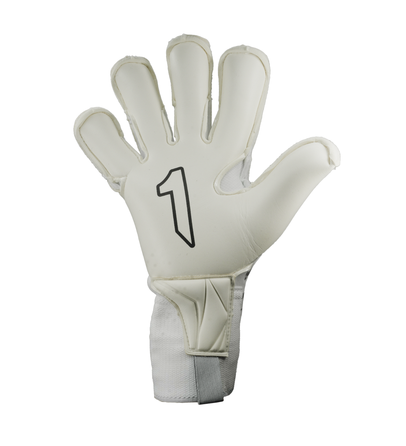 Guantes de portero de futbol Santoloco Pro blanco unokeeper 1