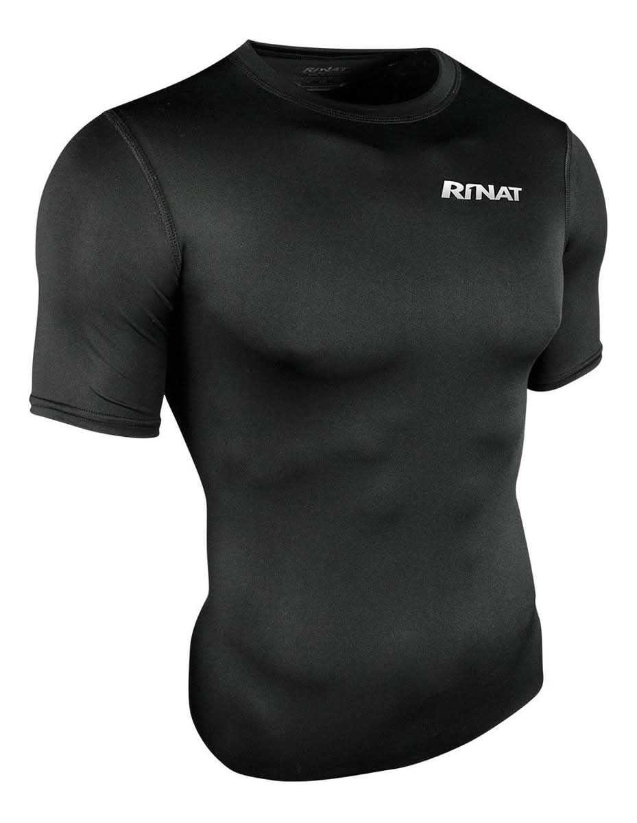 Under Jersey Licra Rinat Manga Corta Color Negro — foto 2