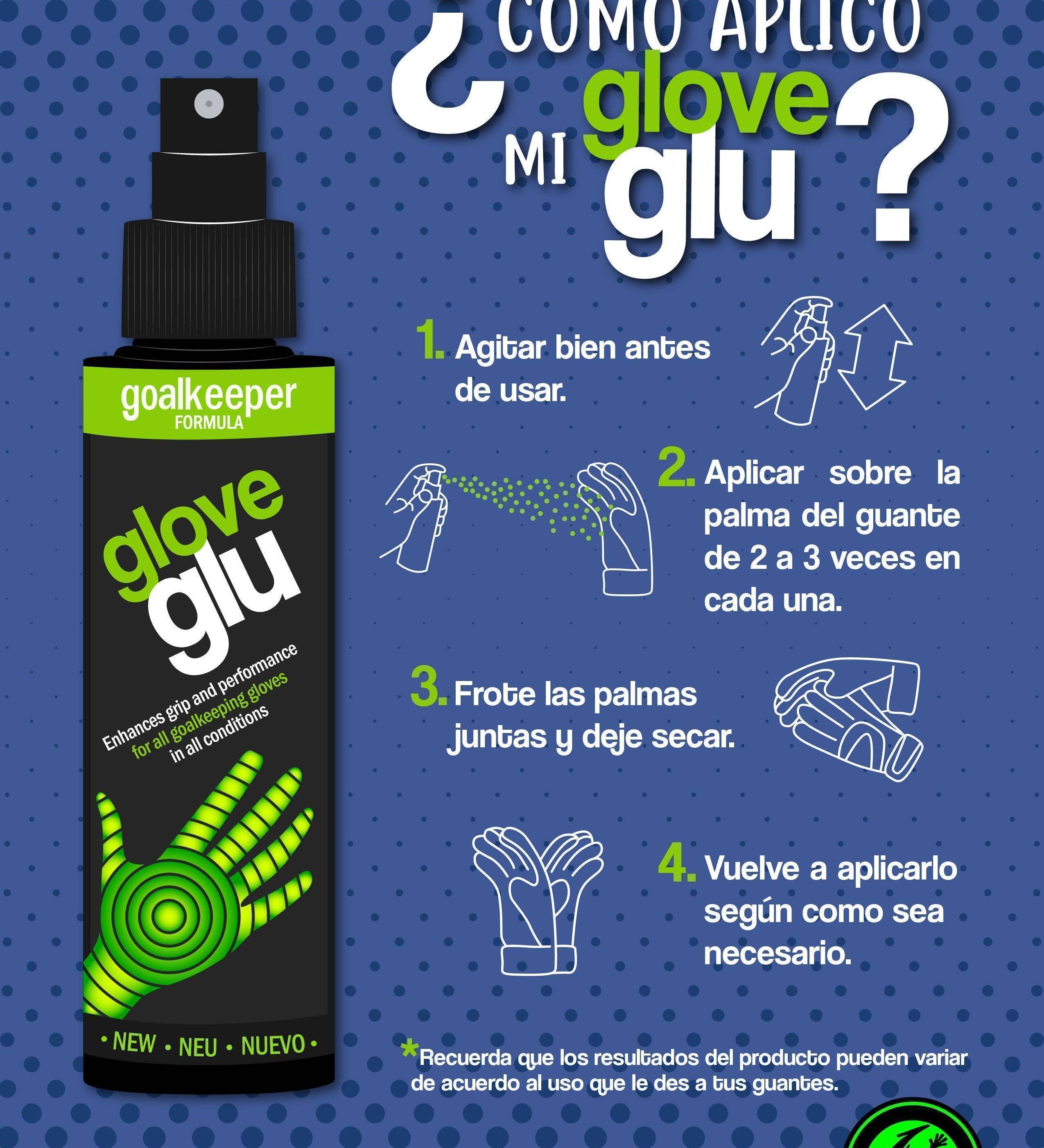 Glove Glu Original Spray, Adultos Unisex, Negro, Talla Única : :  Deportes y aire libre