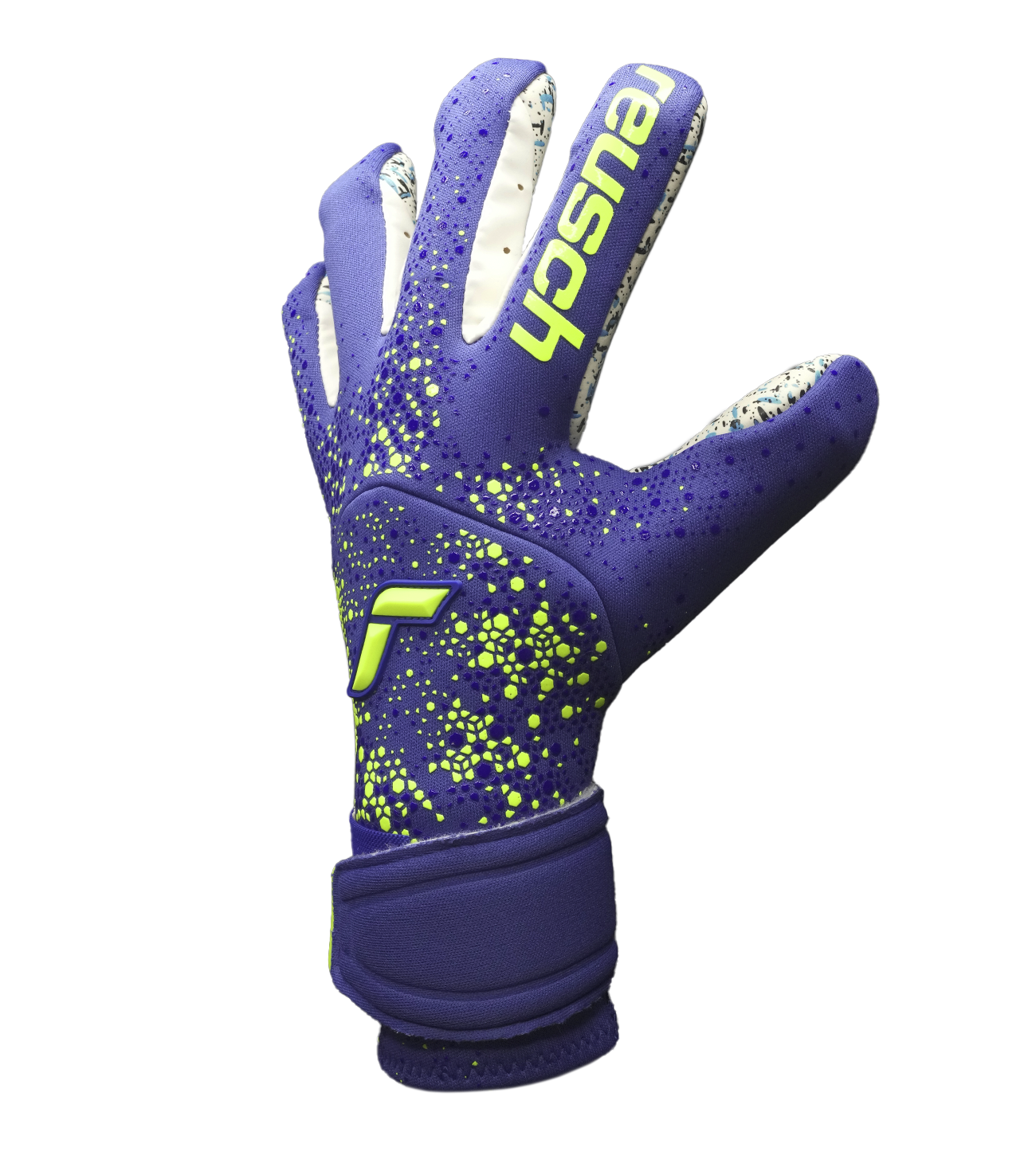 Reusch Pure Contact Fusion - True Blue / Safety Yellow